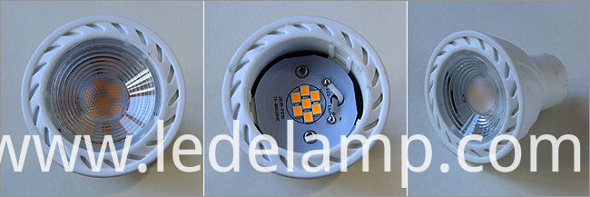 220V Dimmable 5W Gu5.3 Warm White COB LED Spotlight Bulb